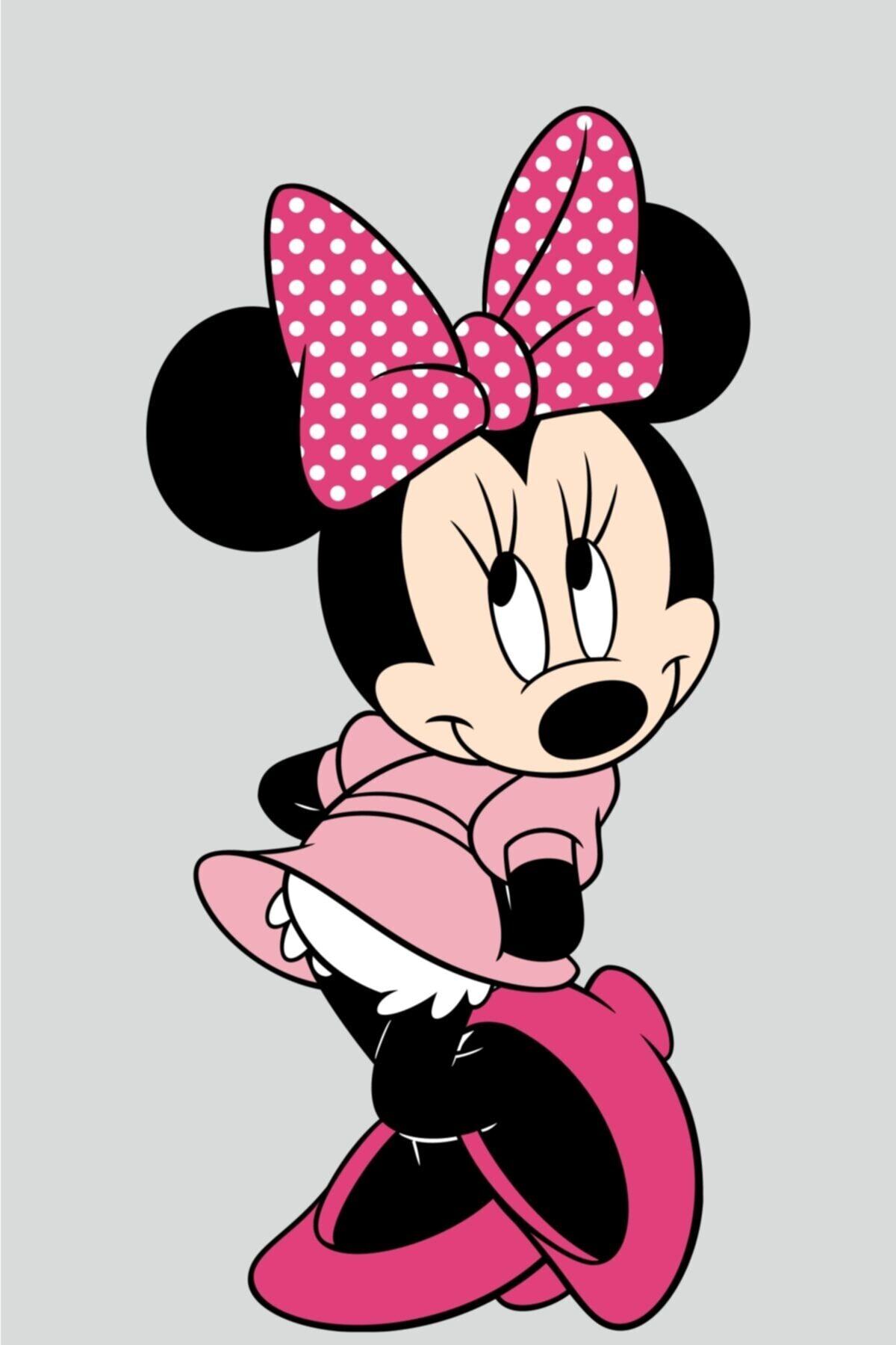 dakik reklam Pembe Maket Minnie Mouse  Ayaklı Figür  100 cm