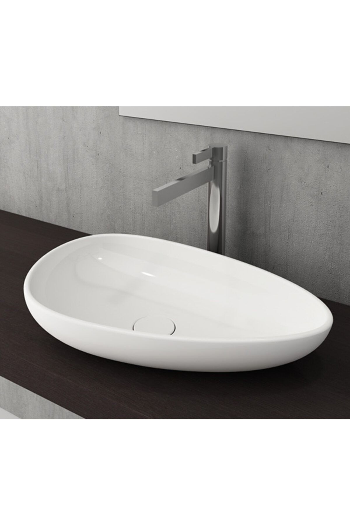 Bocchi Etna Çanak Lavabo 58 Cm -parlak Beyaz 1114-001-0125