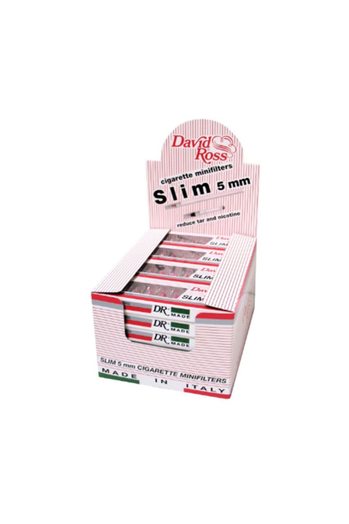 DAVİD ROSS Sigara Ağızlığı 5mm Ext.slim Kullan-at (240 Adet)