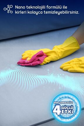 Makine Klasik Nano Halı Ve Koltuk Şampuanı 1000 ml X 4 Adet Image 6