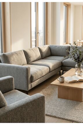 Atlas Kumaş Çavuş Serisi Keten Döşemelik Kumaş Image 3