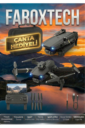 968S Katlanır Uzaktan Kumandalı Drone Hd Çift Kamera Optik Akış Yerelleştirme Engel Kaçınma Image 1