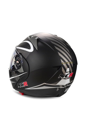 Çene Açılır Kask Vizörlü Monster Mat Siyah Ece Belgeli Image 3