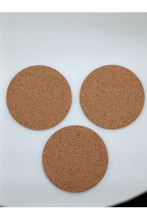 3 Adet Mantar Nihale Çap: 19 cm İkea 3 lü Tencere Tava Altı Nihale Kahverengi Image 2