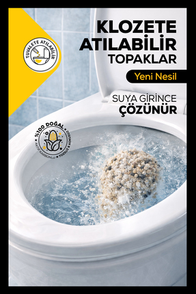 %100 Doğal Aktif Karbonlu Topaklanan Kedi Kumu Tozsuz & Kokusuz, Yüksek Emicilik 10 Litre Image 4