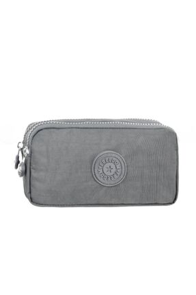 Krinkıl Kumaş Çift Bölmeli Gözlü Kalemlik Kalem Kutusu Image 0