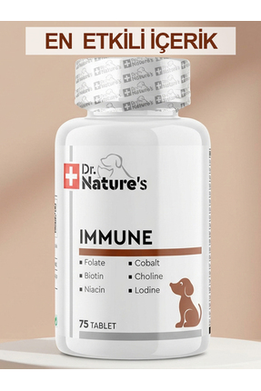 Köpekler İçin Immune & Multivitamin Destek – Bağışıklık Sistemi Güçlendirici (75 Tablet) Image 0