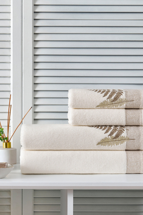 Cotton Bliss Havlu Seti Best Set Krem-Bej Image 0