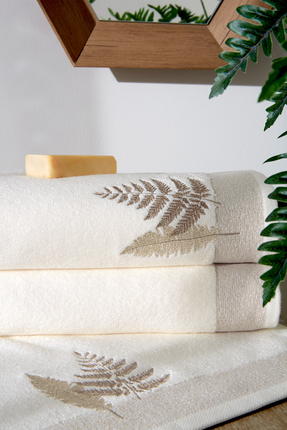 Cotton Bliss Havlu Seti Best Set Krem-Bej Image 3