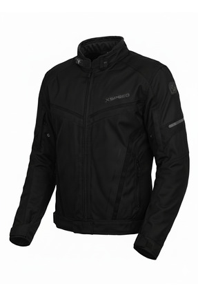 Zeus Plus 4 Mevsimlik Korumalı Motosiklet Montu Yeni Sezon Siyah Image 0