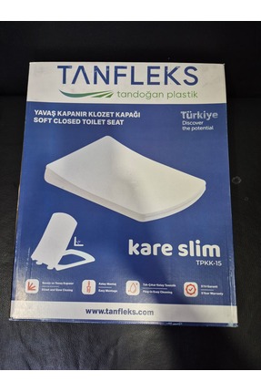 Yavaş kapanır Klozet Kapağı KARE Image 1