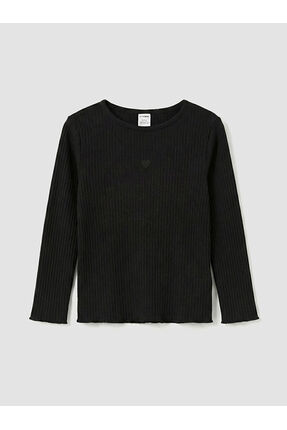 ESVAB • Modern & Seçkin Sıfır Roba Kalp Nakışlı Kız Çocuk T-shirt Image 0