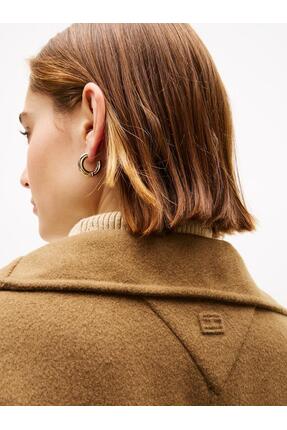 DF WOOL GB FUNNEL NK COAT Image 4