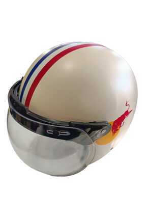 RETRO AÇIK MOTOSİKLET KASKI Image 2