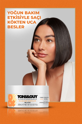 Isı Koruyucu Sprey Hediyeli Yıpranmış Saçlar İçin Yoğun Onarıcı Saç Maskesi 200 ml Image 1