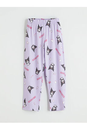 RMZ GİYİM FARKIYLA Gömlek Yaka Kuromi Baskılı Kız Çocuk Pijama Takımı Image 6