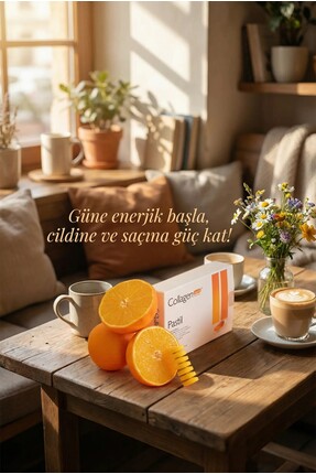 5 Tip Kolajen 2000mg X 30 Emilebilen Tablet, Biotin, A, C Vitamini, B12, Magnezyum, Portakal Aromalı Image 3