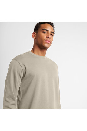 25NTEB001261-420 Erkek Uzun Kol Tişört Image 3