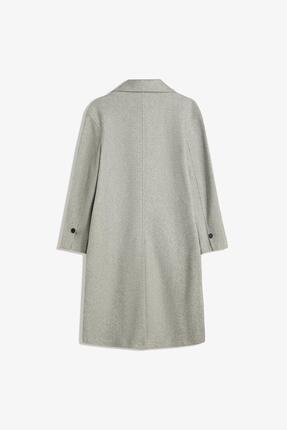 Yumuşak dokulu uzun palto Image 5