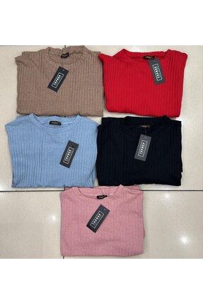 Kadın Ev Giyim Örme Fitilli Şortlu Takım Image 2