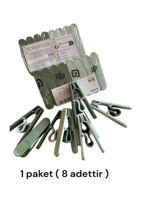 Slıbb Mandal Seti 1 pkt ( 8 Adet ) Image 1