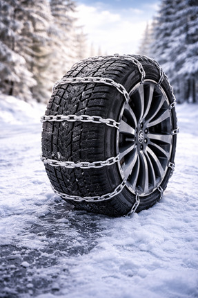 Oto Kar Zinciri Pratik Araba Zinciri Yeni Nesil Tak Çıkar Kaymaz Araç Lastik Zinciri Jant 14-15-16 Image 0