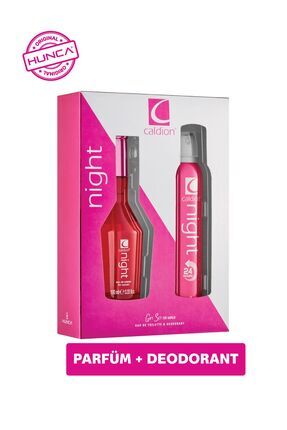 Night EDT 100 ml + Deodorant Sprey 150 ml Kadın Parfüm Seti Image 1