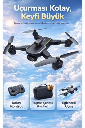 968S Katlanır Uzaktan Kumandalı Drone Hd Çift Kamera Optik Akış Yerelleştirme Engel Kaçınma Image 0