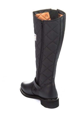 025G100074 Laconıa Hı Deri Kadın Çizme SİYAH Image 4