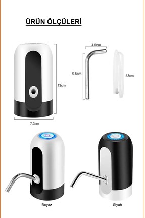 Usb Sarjlı Otomatik Damacana Su Pompası 9041 Image 3