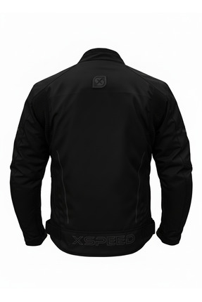 Zeus Plus 4 Mevsimlik Korumalı Motosiklet Montu Yeni Sezon Siyah Image 2