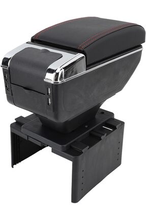 Her Araca Uygun Sürgülü Kol Dayama Kolçak 7 USB'li Çok Fonksiyonlu Lüks Image 5