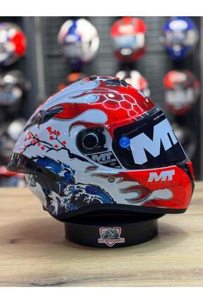 Mt Targo S Yamanaka A5 Parlak Kapalı Kask Image 3