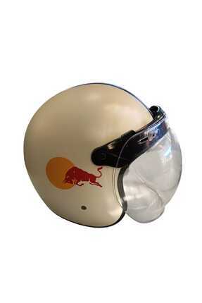 RETRO AÇIK MOTOSİKLET KASKI Image 5