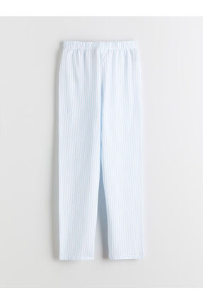 RMZ GİYİM FARKIYLA Gömlek Yaka Çizgili Kız Çocuk Pijama Takım Image 5