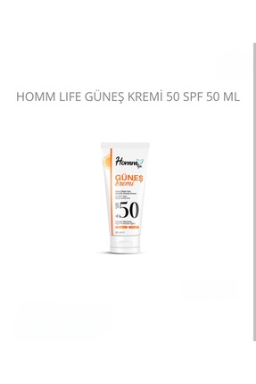HOMM LIFE GÜNEŞ KREMİ 50 SPF 50 ML Homm Image 0