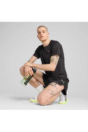 Run Velocity (Poly) Erkek Siyah T-Shirt Image 3