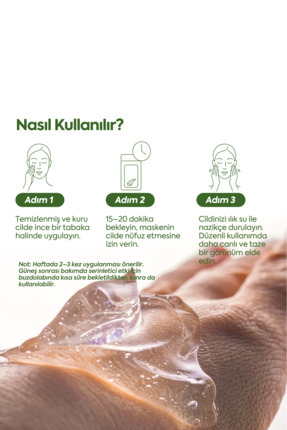 Aloevera Gel Mask - Gençleştirici Jel Maske Image 7