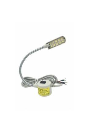 Metal T Spiral Dikiş Makinası Lambası Mıknatıslı 10 Ledli Image 0