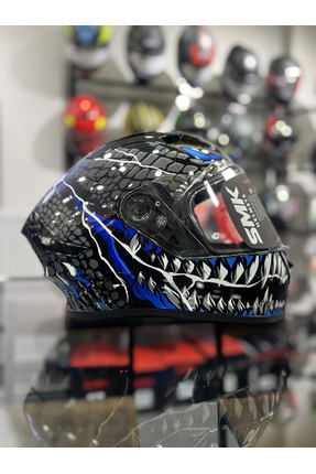 Stellar Mavi Taoteı Kapalı Kask Image 0