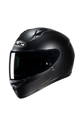 C10 Kapalı Motosiklet Kaskı Mat Siyah Image 0