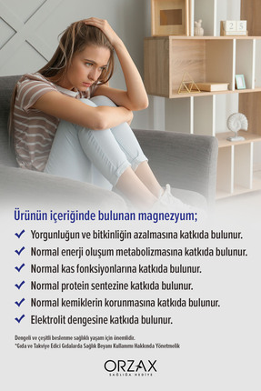 ExtraMag Üçlü Kombinasyon Magnezyum 200 mg Takviye Edici Gıda 30 Tablet Image 3