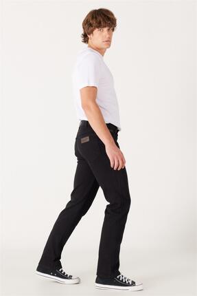 Texas Authentic Straight Fit Normal Bel Esnek Siyah Pantolon Image 4