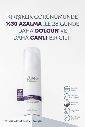 Cilt Yenileyici Ve Yaşlanma Karşıtı, Onarıcı Peptit Cilt Bakım Serumu 30 ml (PEPTİDE COMPLEX) Image 1