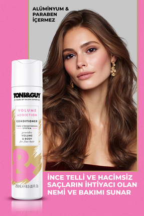 Toni & Guy Volume Addiction Hacim Veren Saç Kremi 250ML Image 2