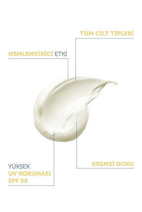 Yüksek Koruma ve Nemlendirici Etkili Güneş Koruyucu Krem SPF 50, 50 ml Image 2