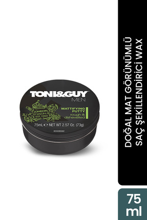 Toni & Guy Şekillendirici Krem Wax Doğal Mat Etki 75ML Image 0