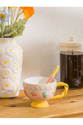 RENKLİMAĞAZADAN LCW HOME Karışık Baskılı Porselen Kupa 320 Ml Image 1