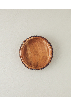 Rustique Akasya Sunumluk 21x4 Cm Kahverengi Image 1