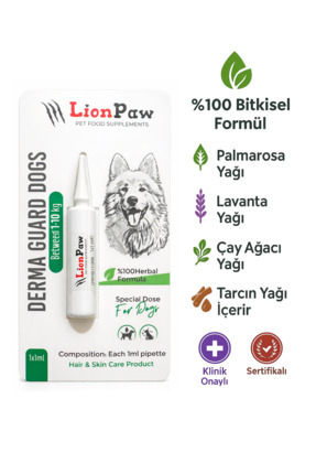 2'li Set Köpek 1-10 Kg Bitkisel İç Dış Anti Parazit Ense Bitkisel Damla Seti - 5 Damla 5 Tablet Image 1